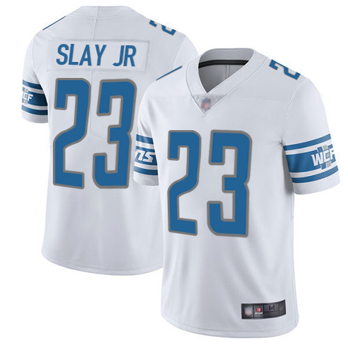 Detroit Lions Limited White Youth Darius Slay Road Jersey NFL Football #23 Vapor Untouchable->youth nfl jersey->Youth Jersey